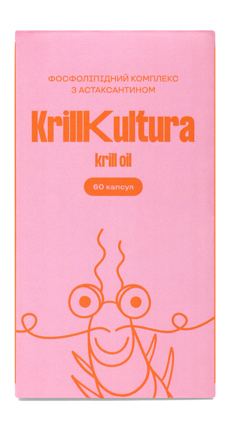 Крилевий жир Krill Kultura Omega-3 1000 mg - 60 капсул (KR-KrillOil-60)