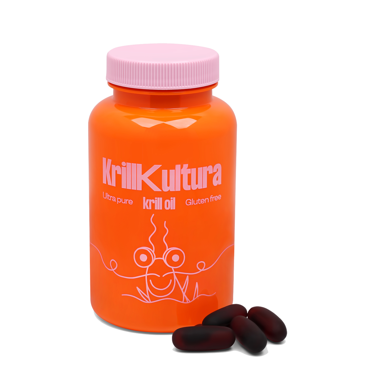 Крилевий жир Krill Kultura Omega-3 1000 mg - 90 капсул (KR-KrillOil-90)