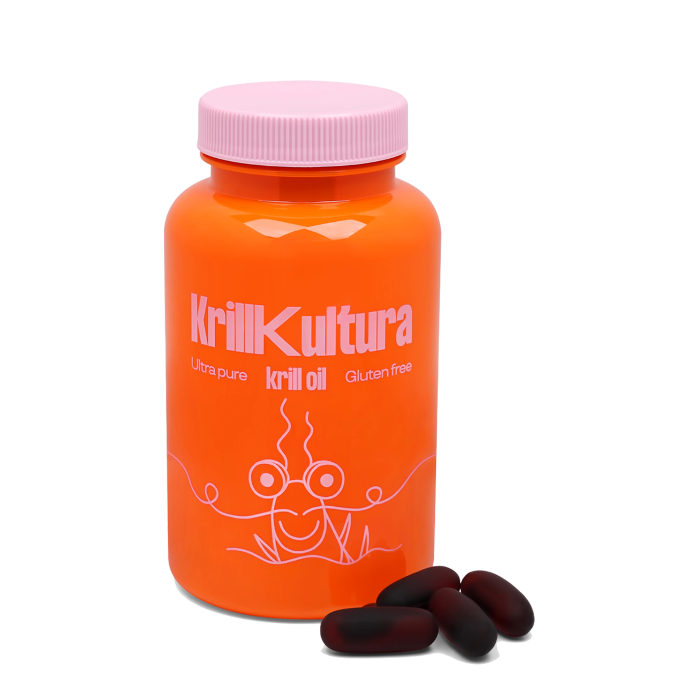 Крилевий жир Krill Kultura Omega-3 1000 mg - 90 капсул (KR-KrillOil-90)