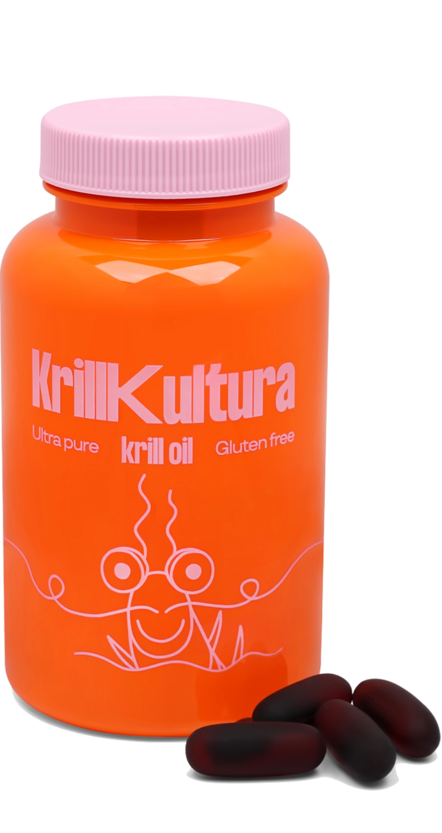 Крилевий жир Krill Kultura Omega-3 1000 mg - 90 капсул (KR-KrillOil-90)