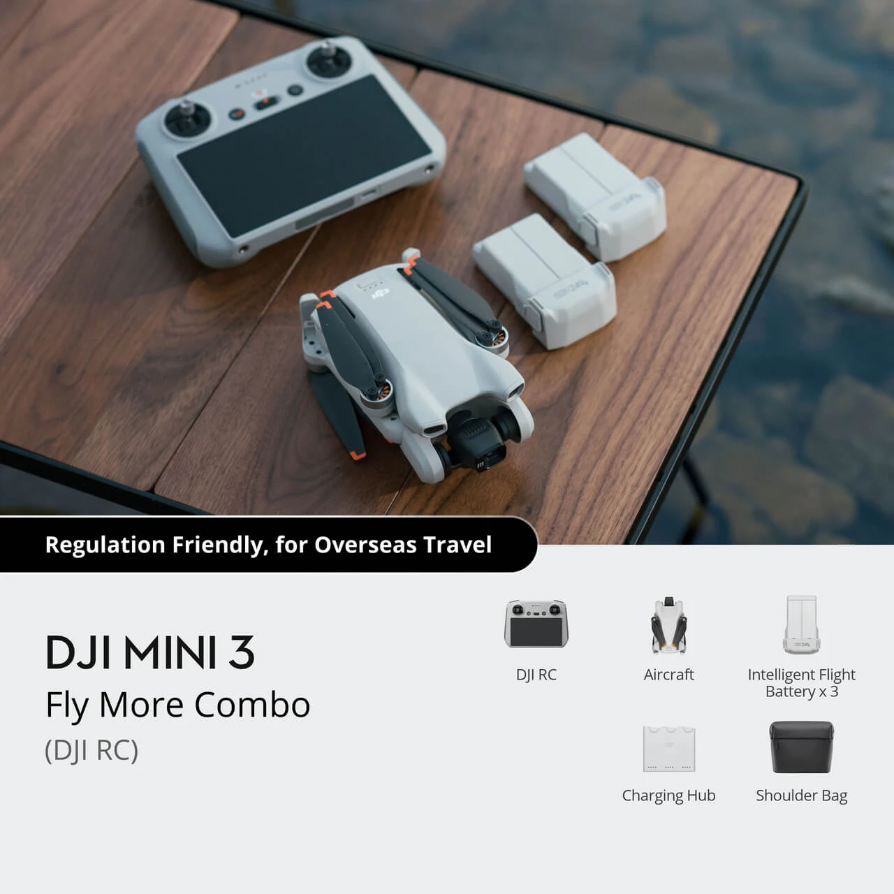 Квадрокоптер DJI Mini 3 with DJI RC Remote Fly More Combo (CP.MA.00000613.01)