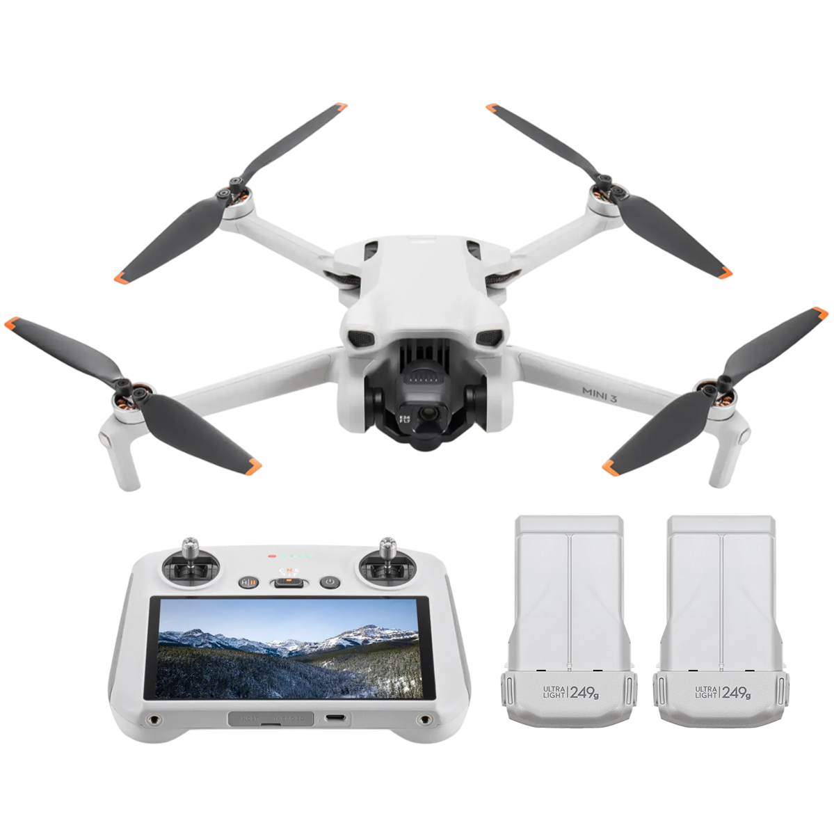 Квадрокоптер DJI Mini 3 with DJI RC Remote Fly More Combo (CP.MA.00000613.01)