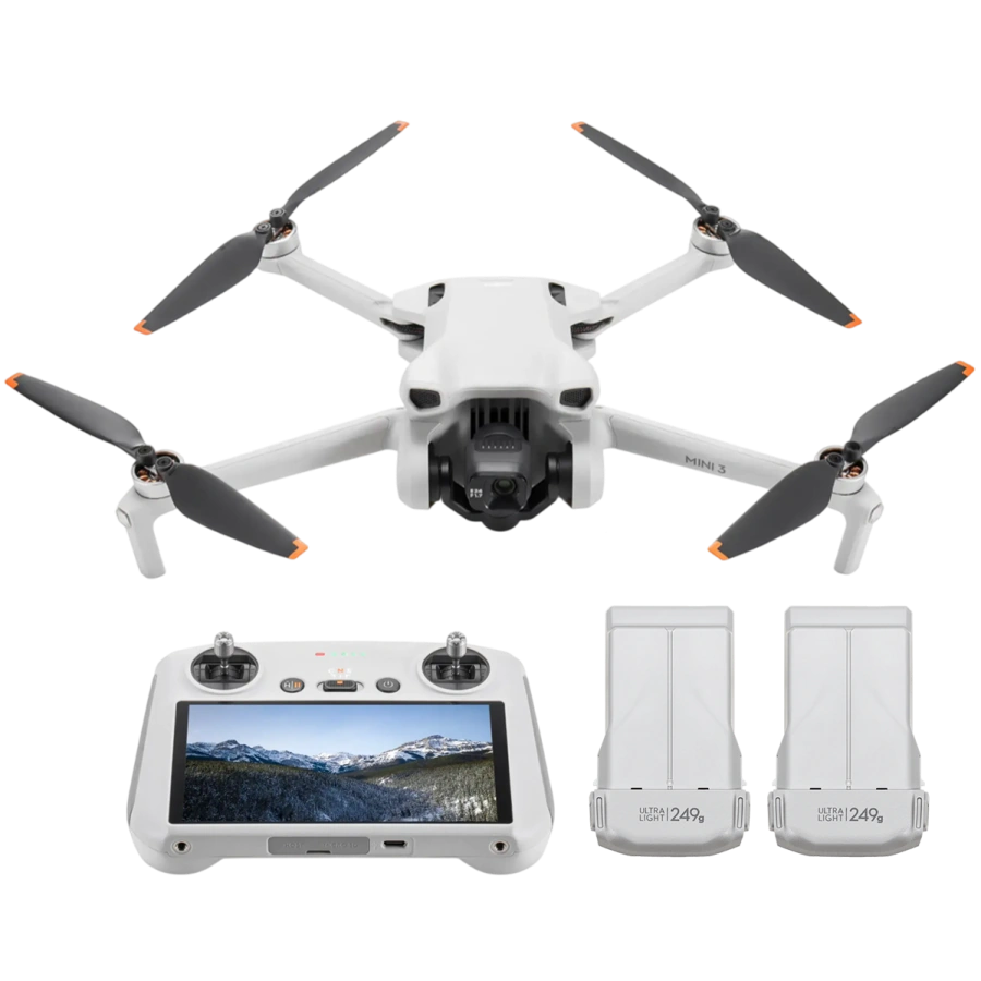 Квадрокоптер DJI Mini 3 with DJI RC Remote Fly More Combo (CP.MA.00000613.01)