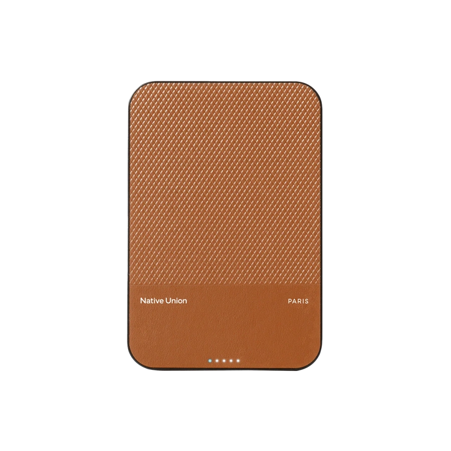 Магнітний павербанк Native Union (Re) Classic Magnetic Power Bank 10 000mAh - Tan (PB-10KMS-TAN)