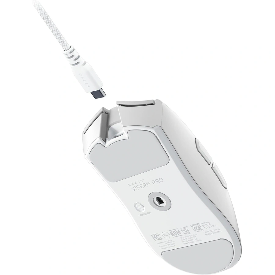 Мышь Razer Viper V4 Pro Ultra-lightweight Wireless Symmetrical Esports Gaming Mouse - White (RZ01-05630200-R3G1, RZ01-05630200-R3U1)