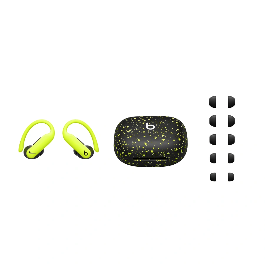Навушники Beats x Nike Powerbeats Pro 2 — Special Edition — Volt/Black (MJ2D4)