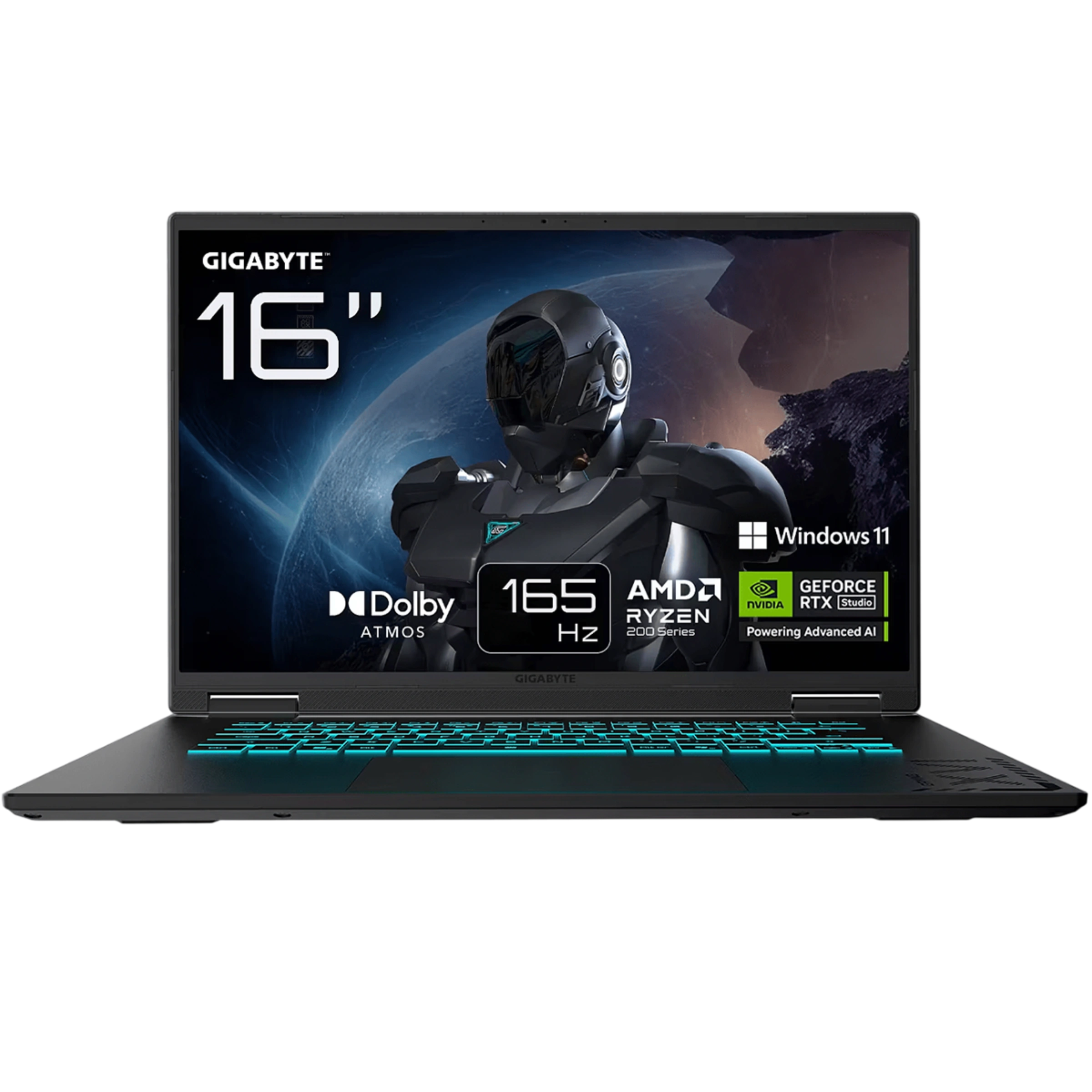 Ноутбук Gigabyte Gaming A16 Ryzen 7 260/DDR5-16GB/RTX 5050-8GB/1TB (3THK3DE894SH)