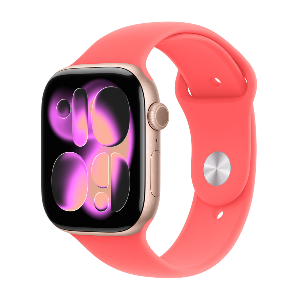 Ремінець Apple Bright Guava Sport Band S/M для Apple Watch 44/45/46/49mm (MHYH4)