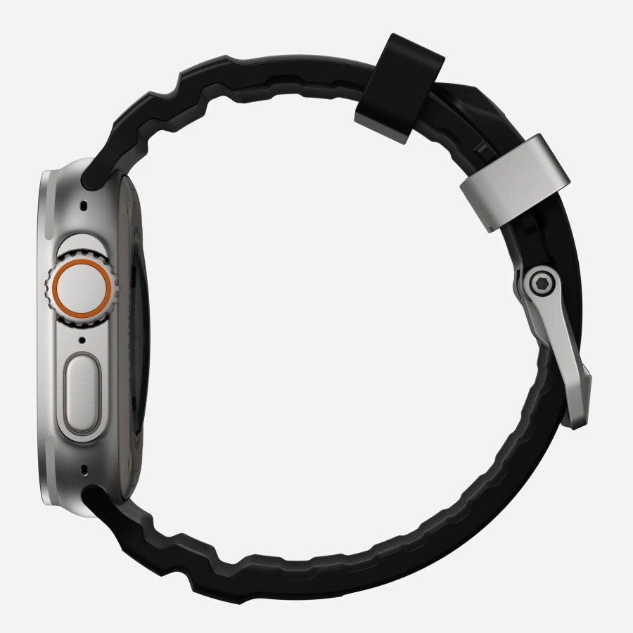 Ремінець Nomad Rocky Point Band Natural Titanium Hardware 46mm/49mm - Carbon Black (NM009889858)
