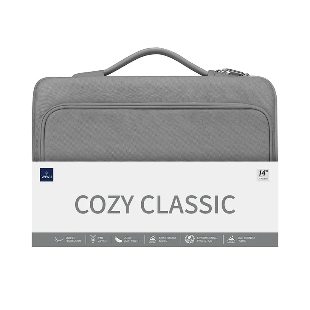 Сумка для ноутбука WIWU Cozy Classic MacBook 14" - Gray (000039717)