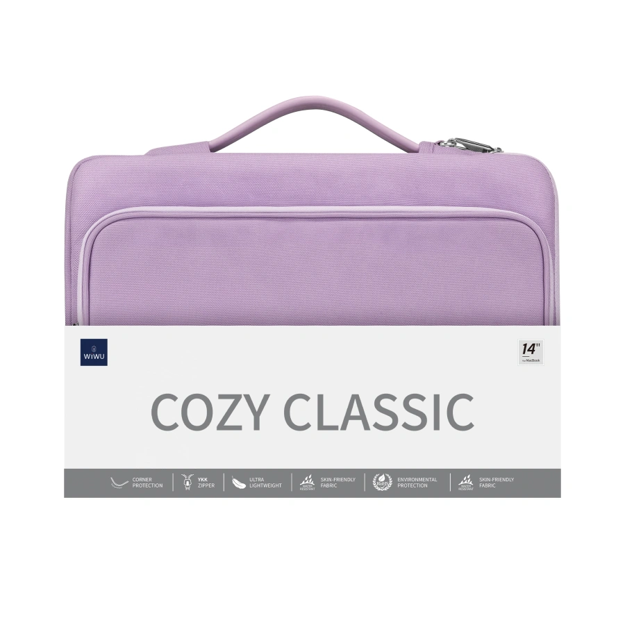 Сумка для ноутбука WIWU Cozy Classic MacBook 14" - Purple (000039718)