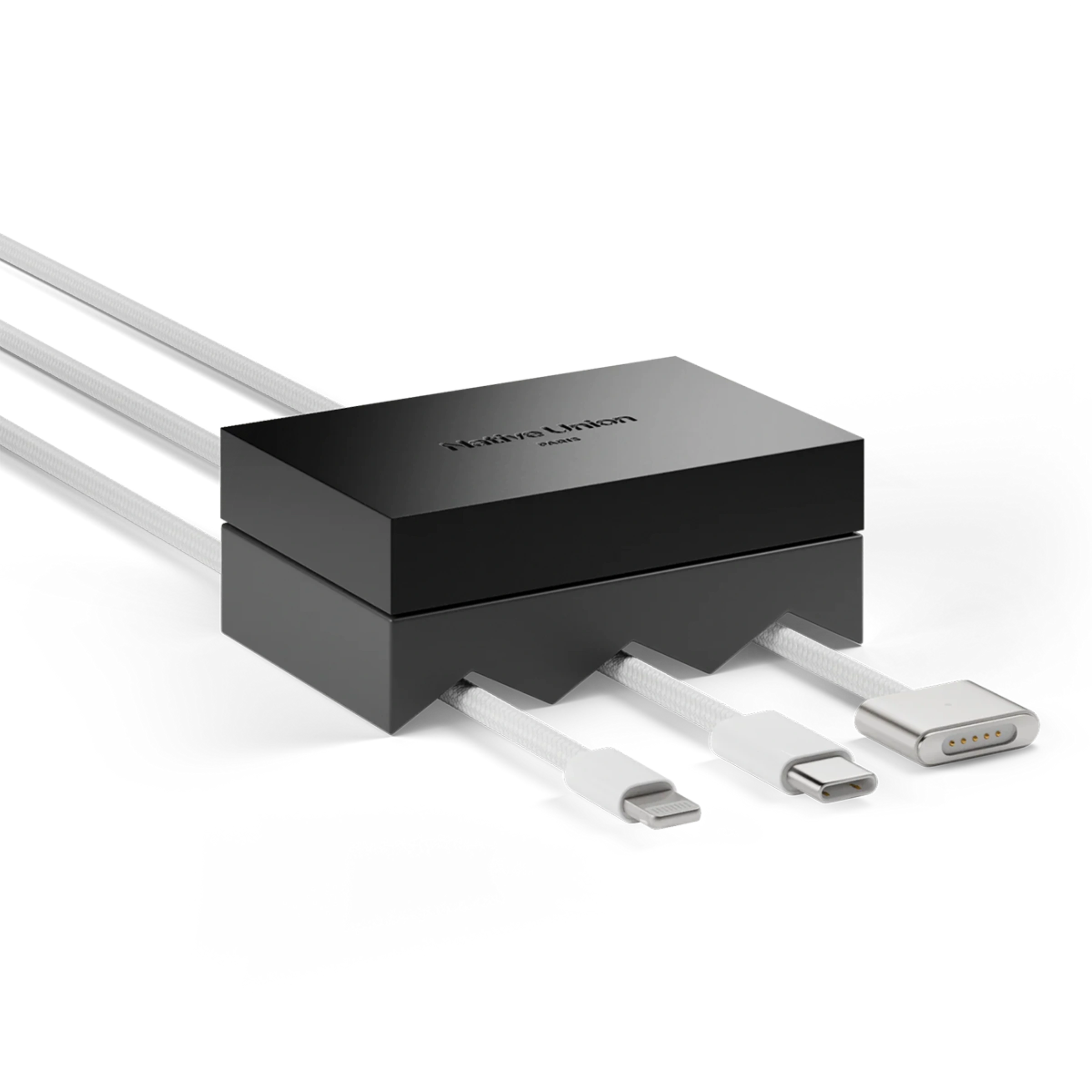 Тримач для кабелів Native Union Weighter for 3 Cables - Black (CBWEIG-SNG-BLK)