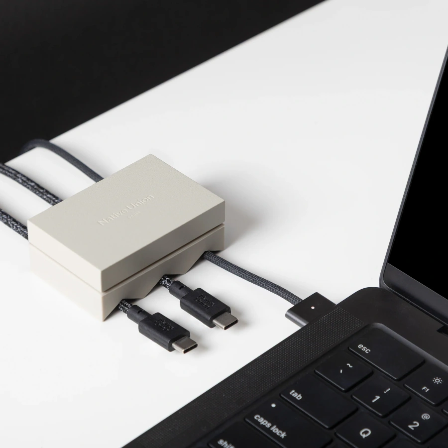 Тримач для кабелів Native Union Weighter for 3 Cables - Sandstone (CBWEIG-TRI-SAN)