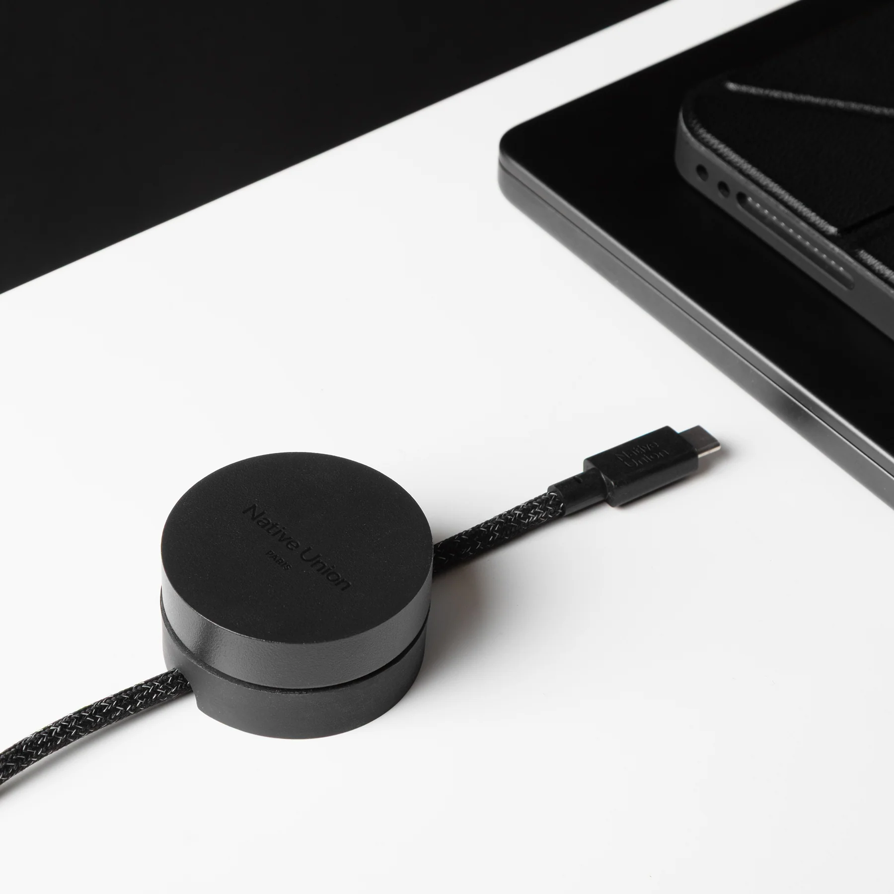 Держатель для кабеля Native Union Weighter for 1 Cable - Black (CBWEIG-SNG-BLK)