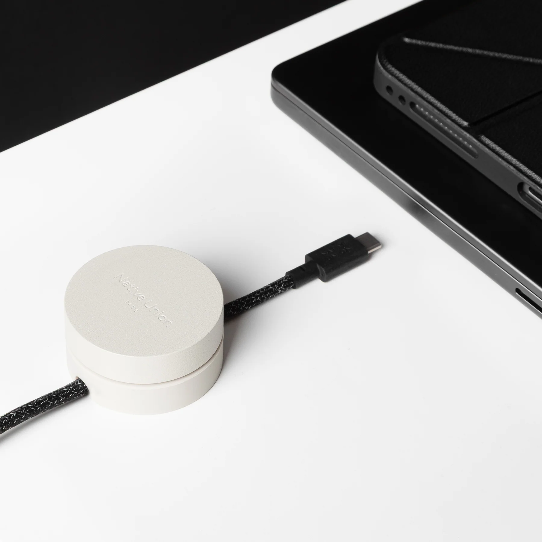 Тримач для кабелю Native Union Weighter for 1 Cable - Sandstone (CBWEIG-SNG-SAN)