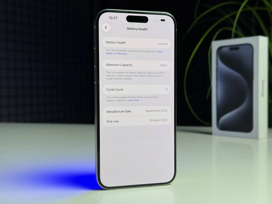 ВЖИВАНИЙ Б/У Apple iPhone 15 Pro Max 512GB White Titanium (MU7D3) - Стан: гарний | Акумулятор: 100% | Комплектація: iPhone, кабель | Гарантія: 3 міс.
