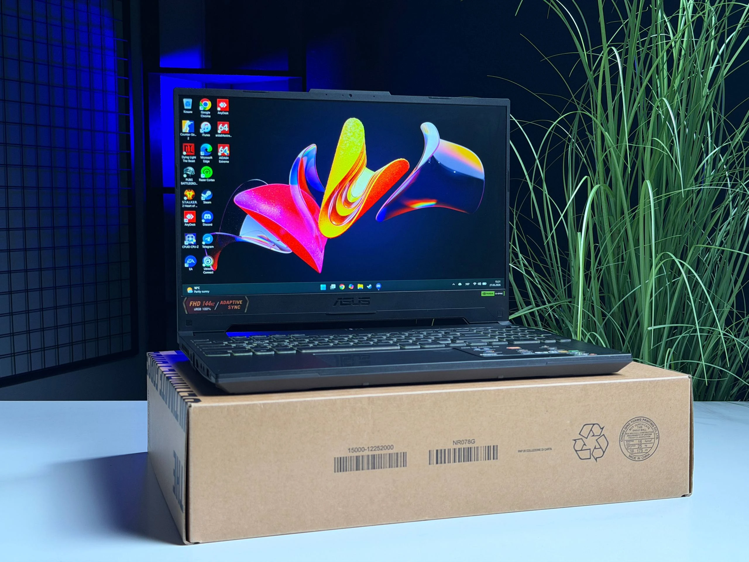 ВЖИВАНИЙ Б/У Ноутбук ASUS TUF Gaming A15 FA507NUR (FA507NVR-LP005) - Состояние: хорошее | Комплектация: полный + мышь Razer Basilisk | Гарантия: 3 мес.