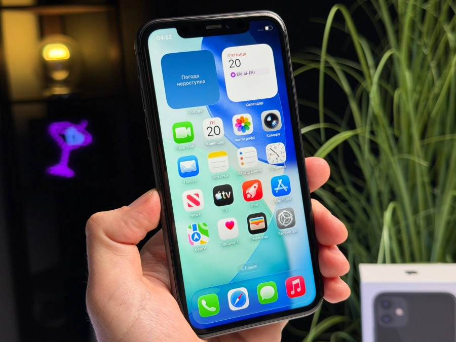 ВЖИВАНИЙ Б/У Apple iPhone 11 128GB Black (MWLE2) - Стан: ідеальний | Акумулятор: 100% | Комплектація: повний | Гарантія: 3 міс.