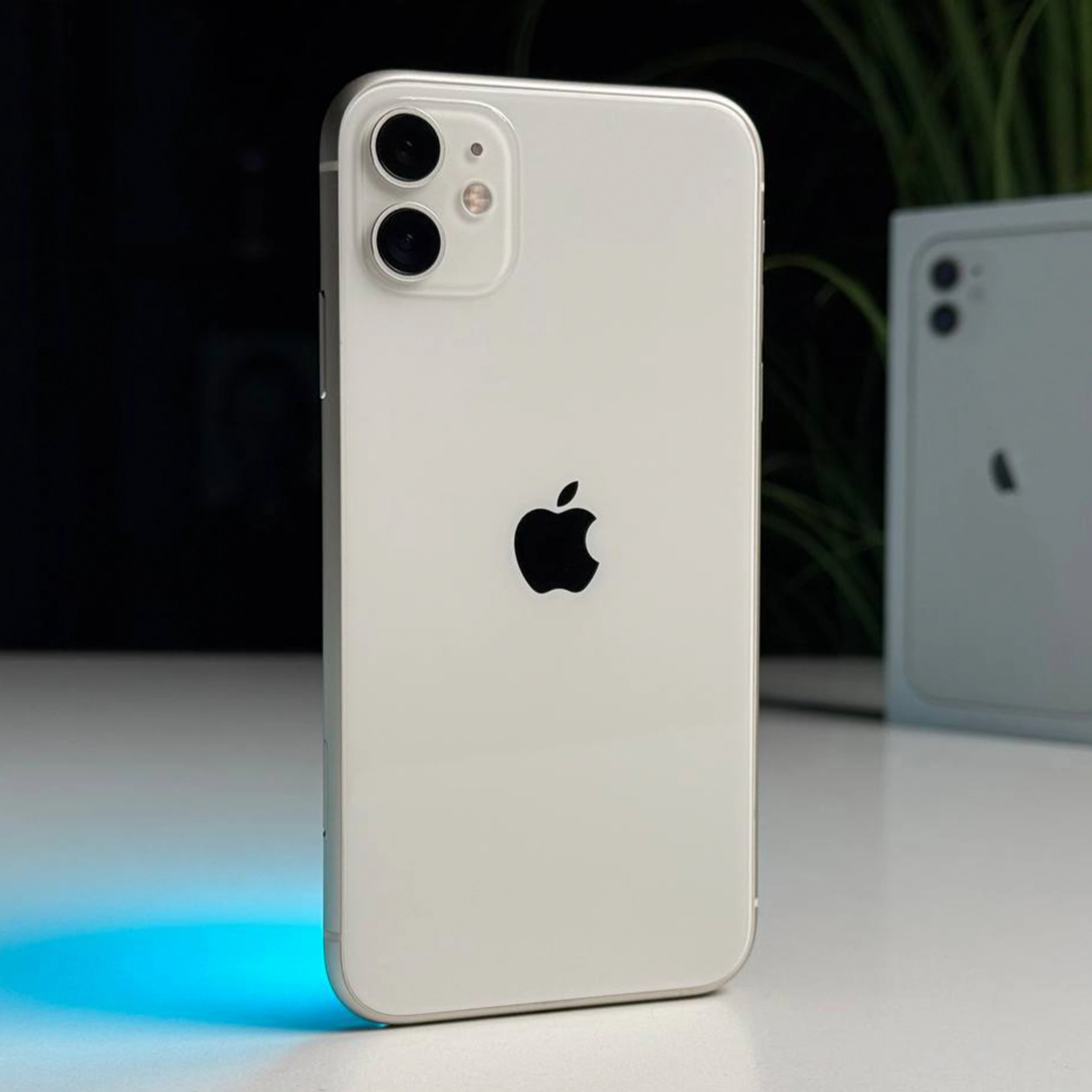 ВЖИВАНИЙ Б/У Apple iPhone 11 128GB White (MHCY3, MHDJ3) Slim Box - Стан: гарний | Акумулятор: 88% | Комплектація: повний | Гарантія: 3 міс.
