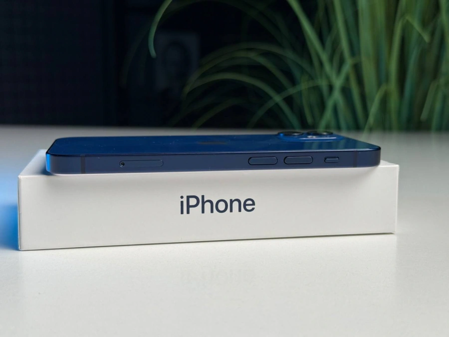 ВЖИВАНИЙ Б/У Apple iPhone 12 Mini 128GB Blue (MG8P3, MGE63) - Стан: гарний | Акумулятор: 100% | Комплектація: повний | Гарантія: 3 міс.