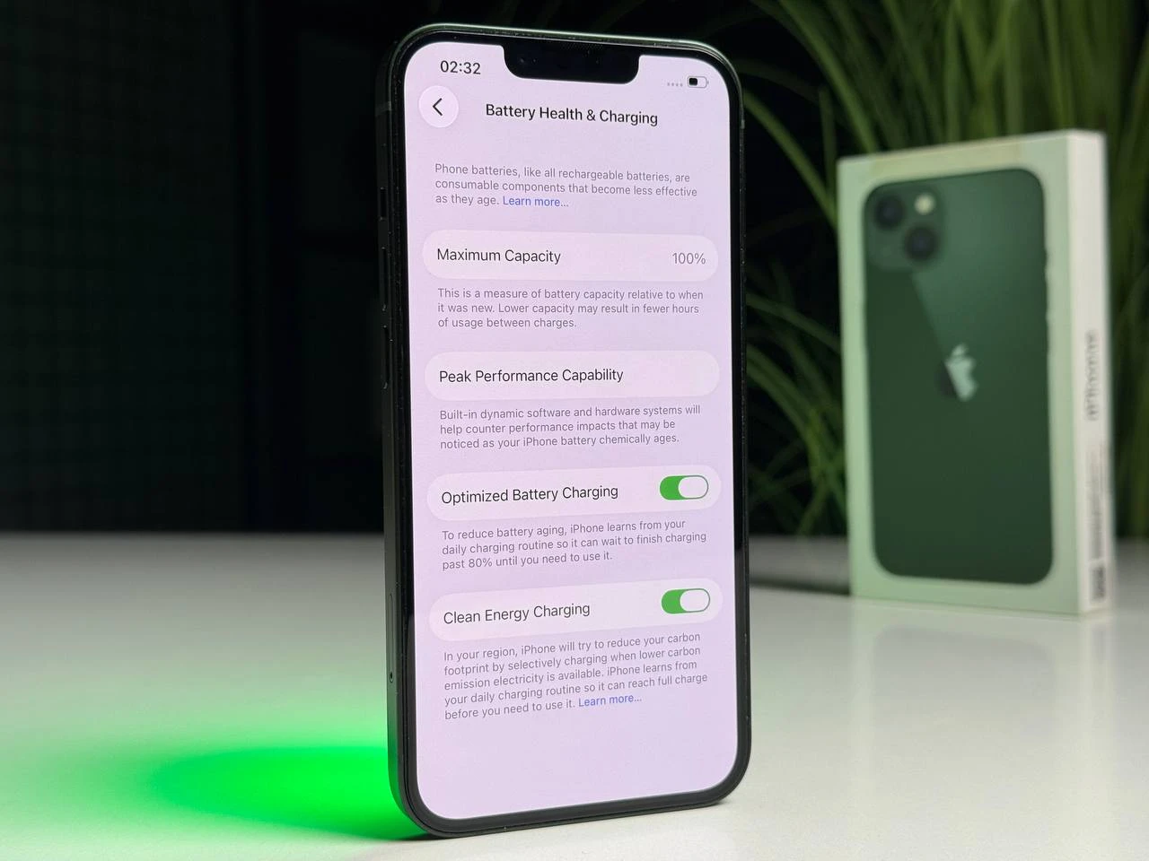 ВЖИВАНИЙ Б/У Apple iPhone 13 128GB Green (MNGD3, MNGK3) - Стан: гарний | Акумулятор: 100% | Комплектація: повний | Гарантія: 3 міс.