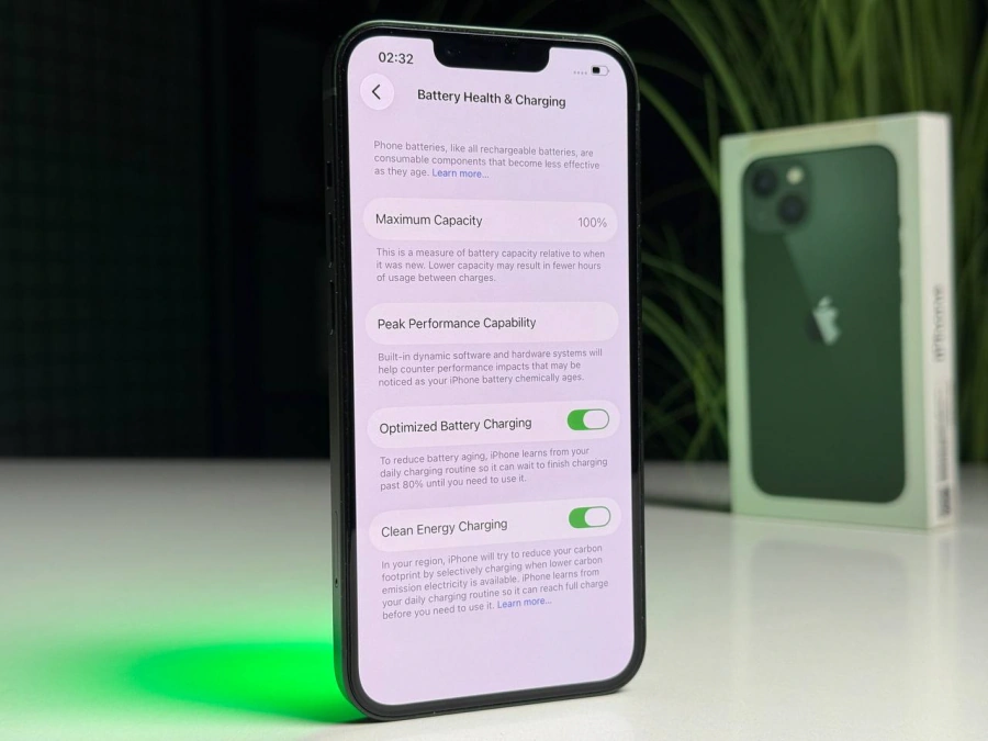 ВЖИВАНИЙ Б/У Apple iPhone 13 128GB Green (MNGD3, MNGK3) - Состояние: хороший | Аккумулятор: 100% | Комплектация: полный | Гарантия: 3 мес.