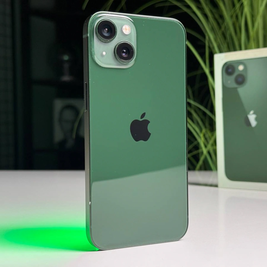 ВЖИВАНИЙ Б/У Apple iPhone 13 128GB Green (MNGD3, MNGK3) - Состояние: хороший | Аккумулятор: 100% | Комплектация: полный | Гарантия: 3 мес.
