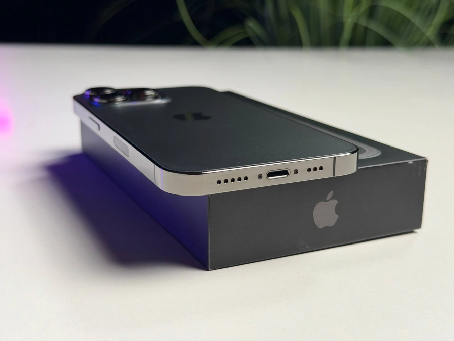 ВЖИВАНИЙ Б/У Apple iPhone 13 Pro 128GB Graphite (MLTP3, MLV93) - Стан: гарний | Акумулятор: 100% | Комплектація: повний | Гарантія: 3 міс.