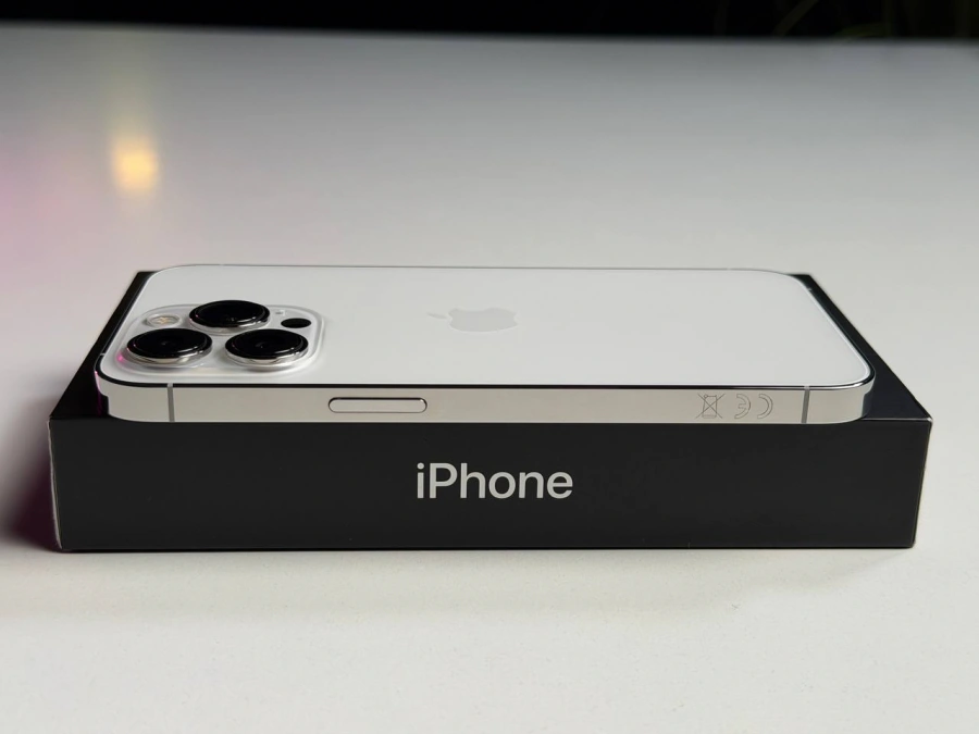 ВЖИВАНИЙ Б/У Apple iPhone 13 Pro 128GB Silver (MLTQ3, MLVA3) - Стан: гарний | Акумулятор: 100% | Комплектація: повний | Гарантія: 3 міс.