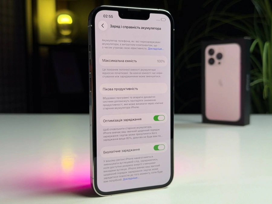 ВЖИВАНИЙ Б/У Apple iPhone 13 Pro 128GB Silver (MLTQ3, MLVA3) - Стан: гарний | Акумулятор: 100% | Комплектація: повний | Гарантія: 3 міс.