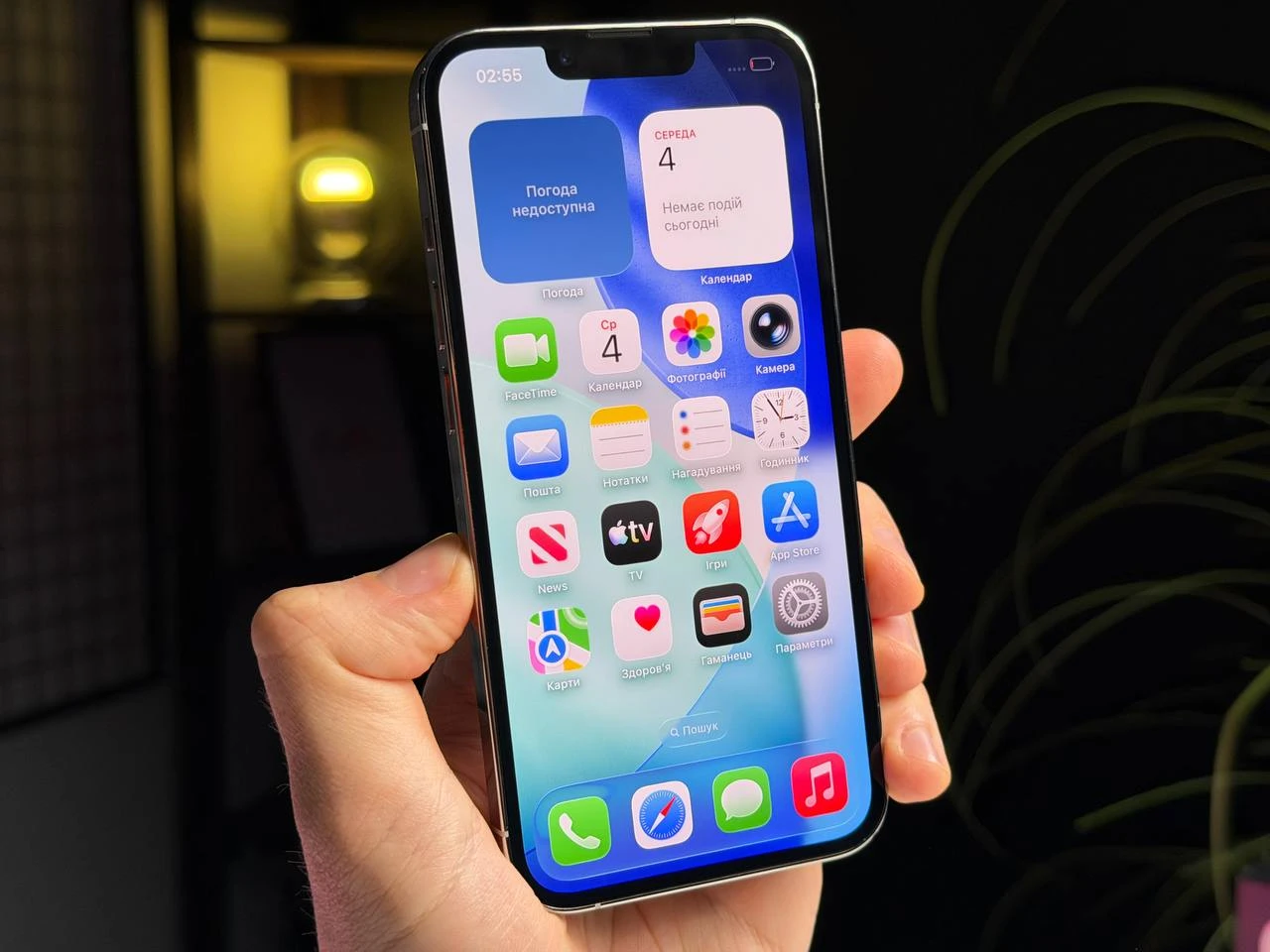 ВЖИВАНИЙ Б/У Apple iPhone 13 Pro 128GB Silver (MLTQ3, MLVA3) - Стан: гарний | Акумулятор: 100% | Комплектація: повний | Гарантія: 3 міс.