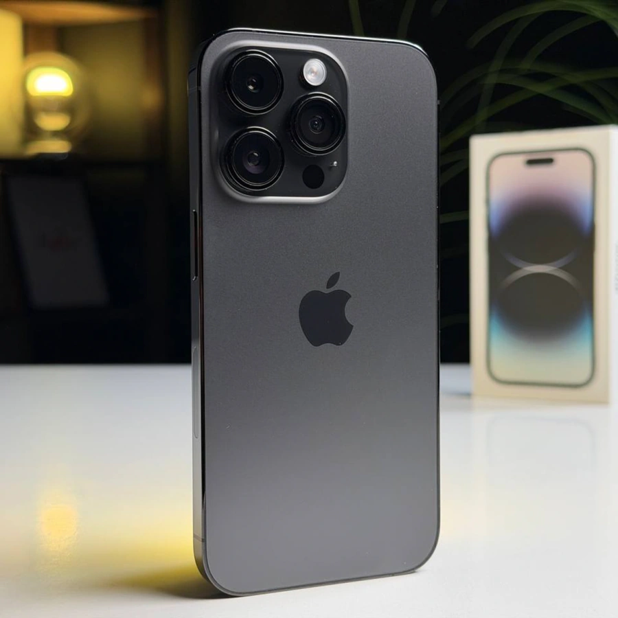 ВЖИВАНИЙ Б/У Apple iPhone 14 Pro 256GB Space Black eSim (MQ0N3) - Стан: гарний | Акумулятор: 100% | Комплектація: повний | Гарантія: 3 міс.