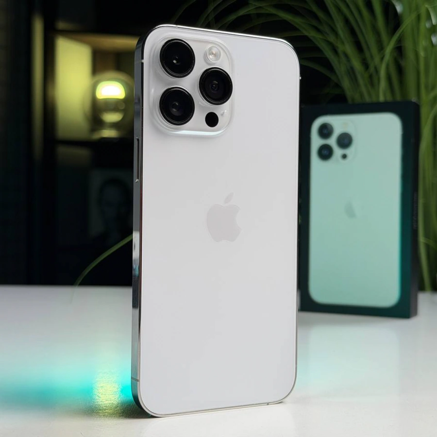 ВЖИВАНИЙ Б/У Apple iPhone 14 Pro Max 512GB Silver (MQAH3) - Стан: гарний | Акумулятор: 100% | Комплектація: iPhone, кабель | Гарантія: 3 міс.