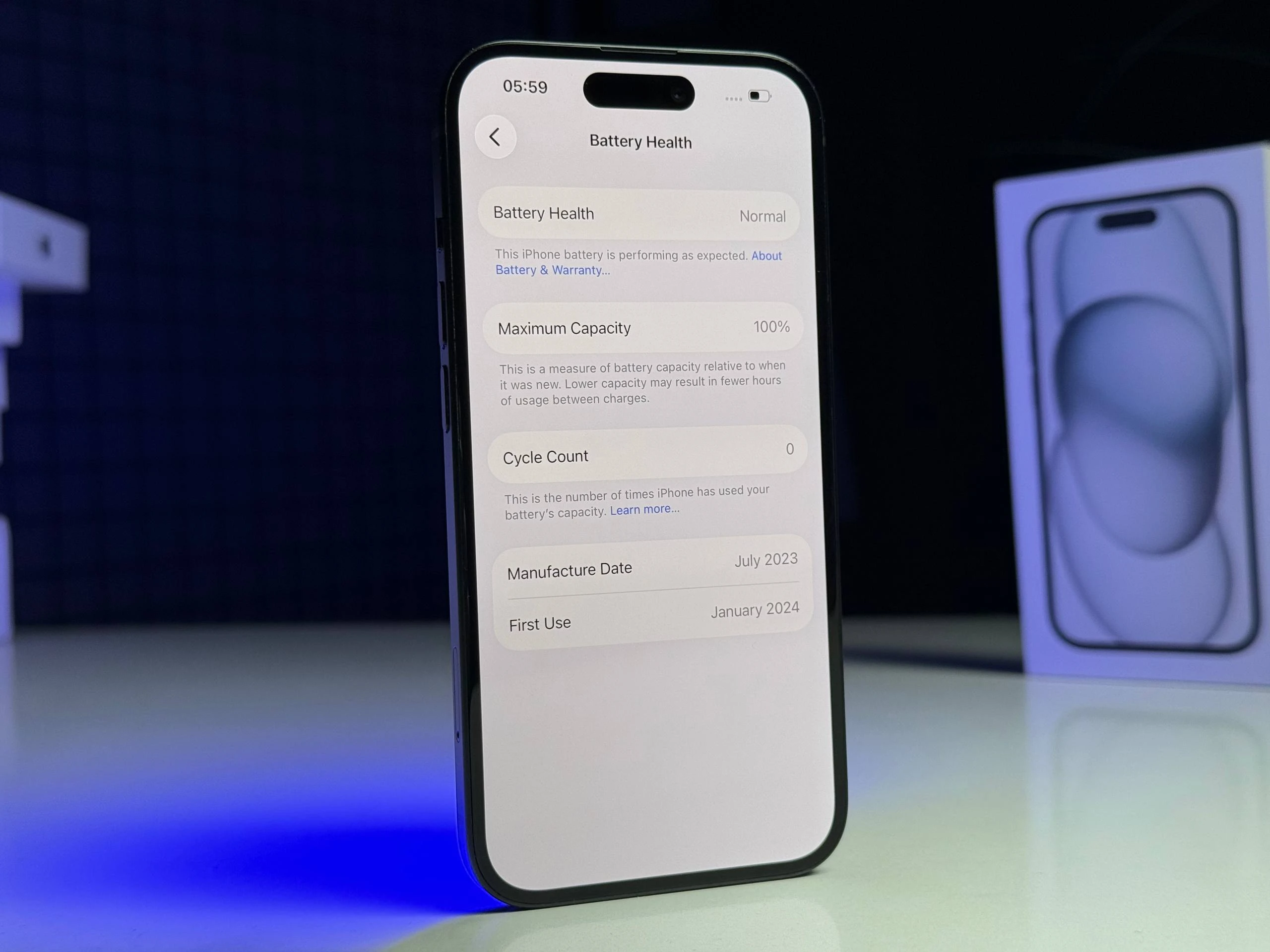 ВЖИВАНИЙ Б/У Apple iPhone 15 128GB Black (MTP03) - Стан: гарний | Акумулятор: 100% | Комплектація: повний | Гарантія: 3 міс.