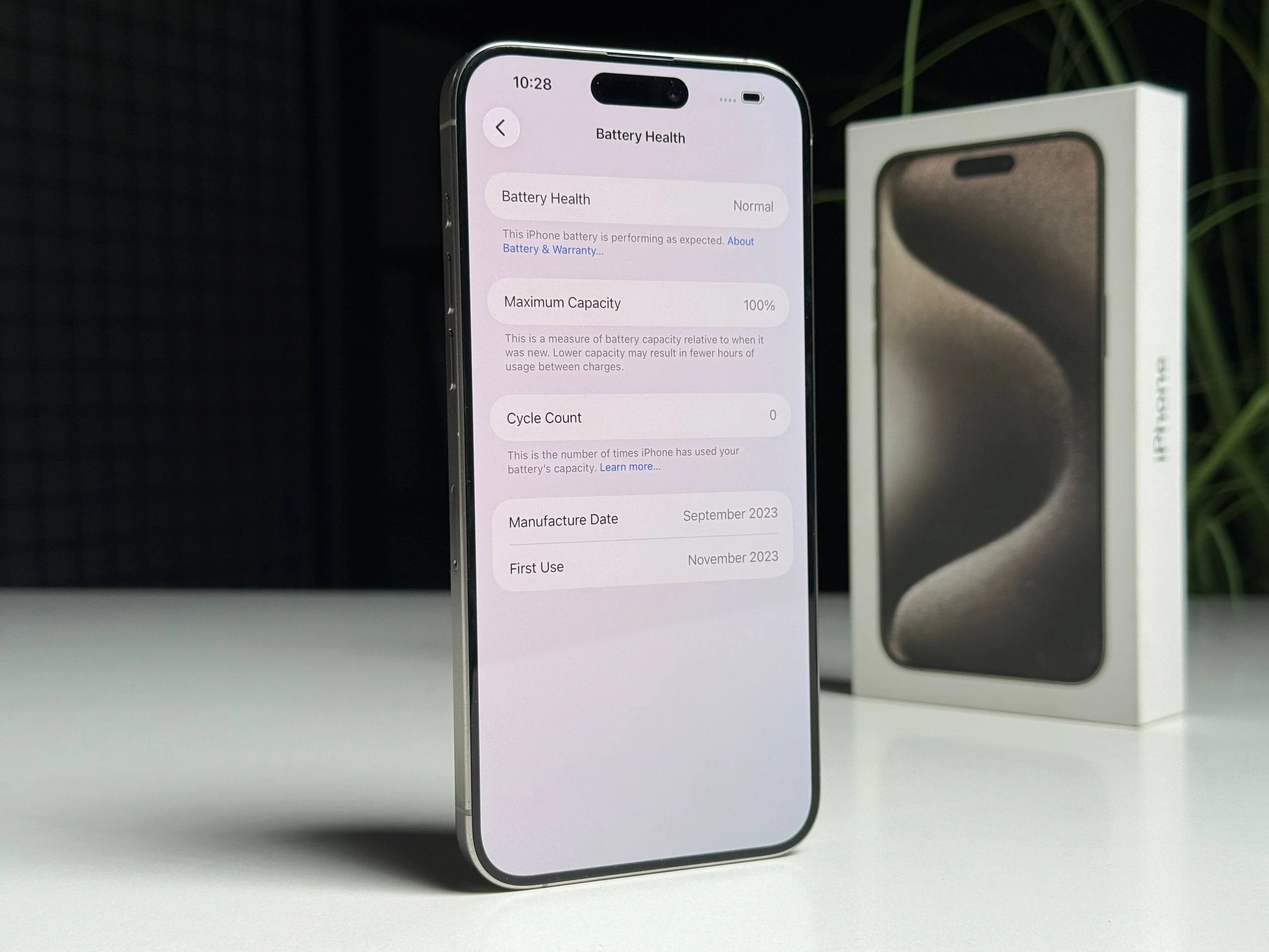 ВЖИВАНИЙ Б/У Apple iPhone 15 Pro Max 512GB Natural Titanium (MU7E3) - Состояние: хороший | Аккумулятор: 100% | Комплектация: полный | Гарантия: 3 мес.