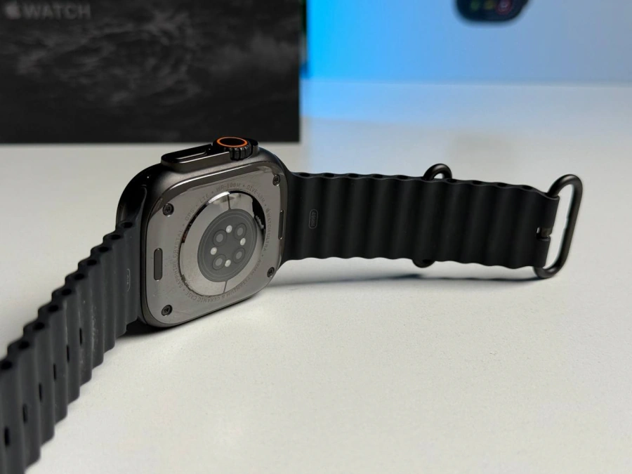 ВЖИВАНИЙ Б/У Apple Watch Ultra 2 2024 GPS + Cellular 49mm Black Titanium Case with Black Ocean Band (MX4P3) - Состояние: хороший | Аккумулятор: 100% | Комплектация: полный | Гарантия: 3 мес.