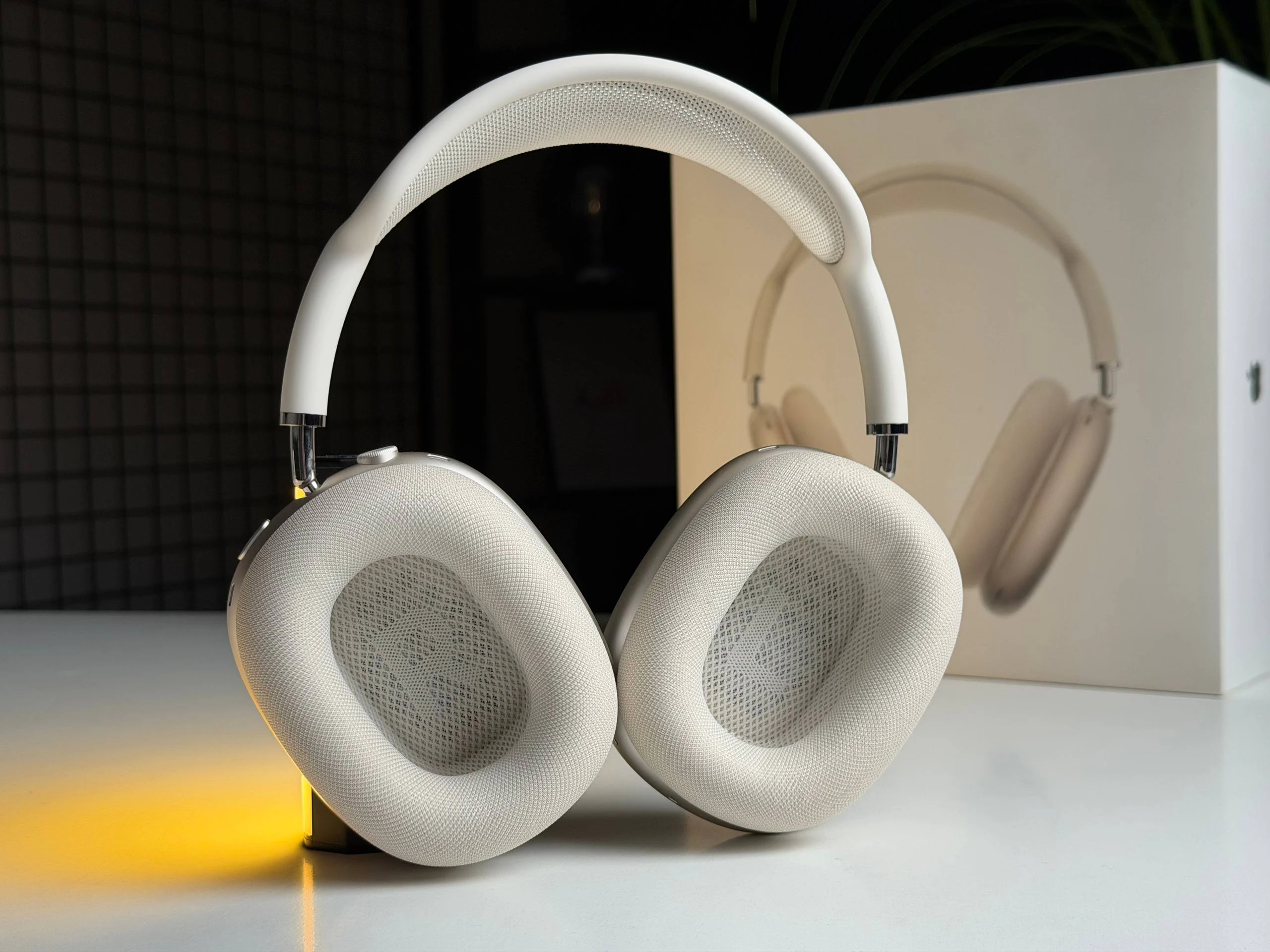 ВЖИВАНИЙ Б/У Навушники Apple AirPods Max [USB-C] 2024 - Starlight (MWW53) - Стан: гарний | Акумулятор: 100% | Комплектація: повний | Гарантія: 6 міс.