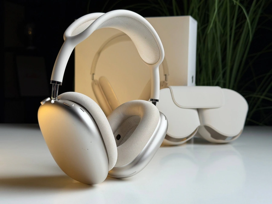 ВЖИВАНИЙ Б/У Навушники Apple AirPods Max [USB-C] 2024 - Starlight (MWW53) - Стан: гарний | Акумулятор: 100% | Комплектація: повний | Гарантія: 6 міс.