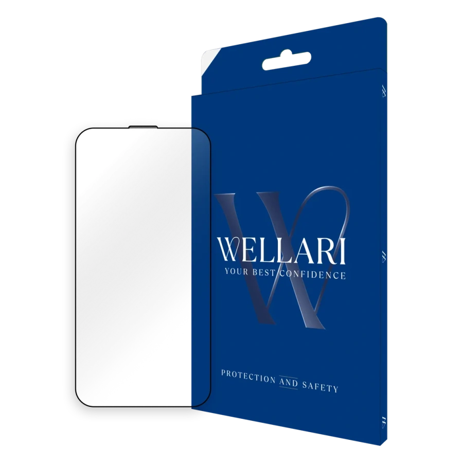 Защитное стекло Wellari для iPhone 17 Pro 3D Full Screen