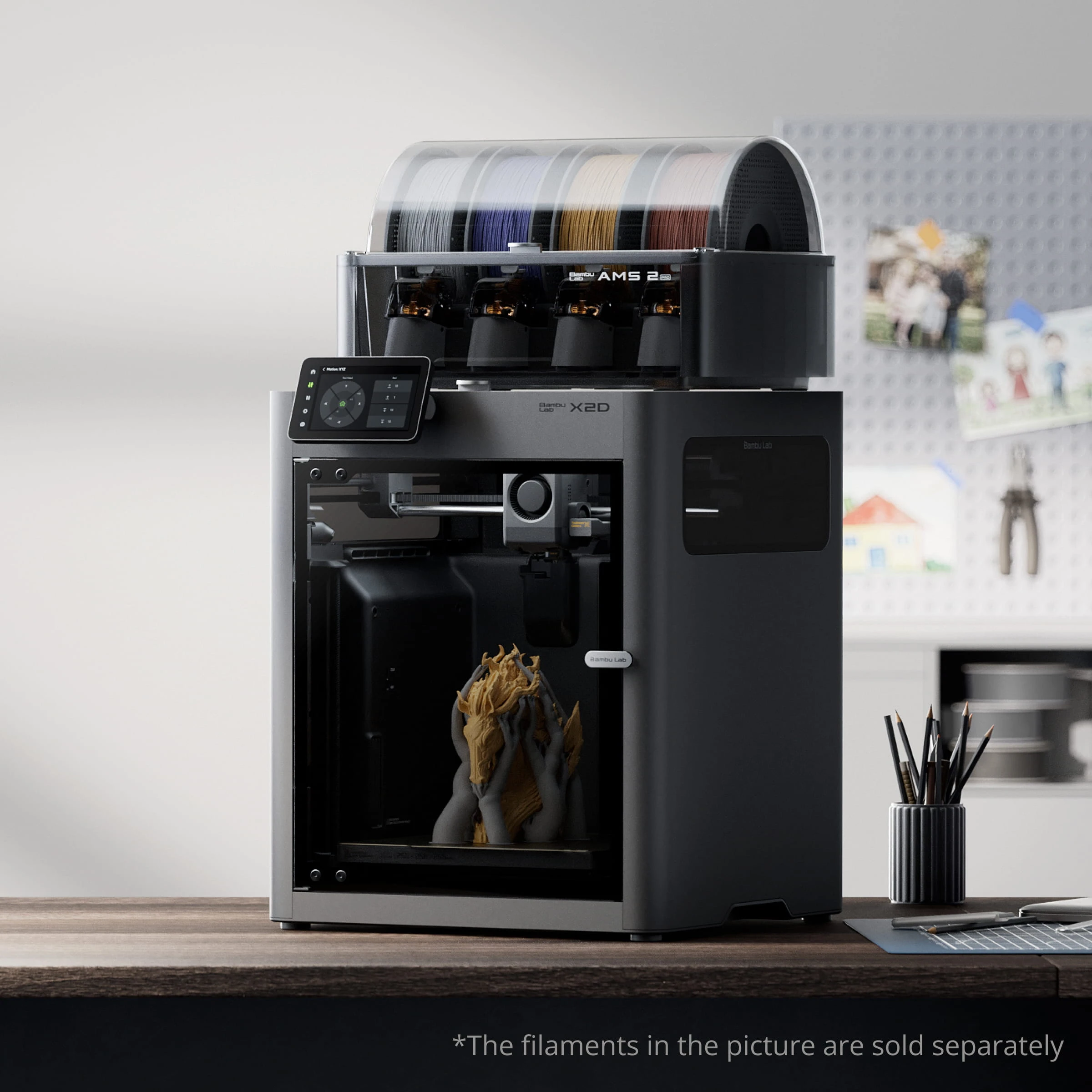 3D-принтер Bambu Lab X2D AMS Combo