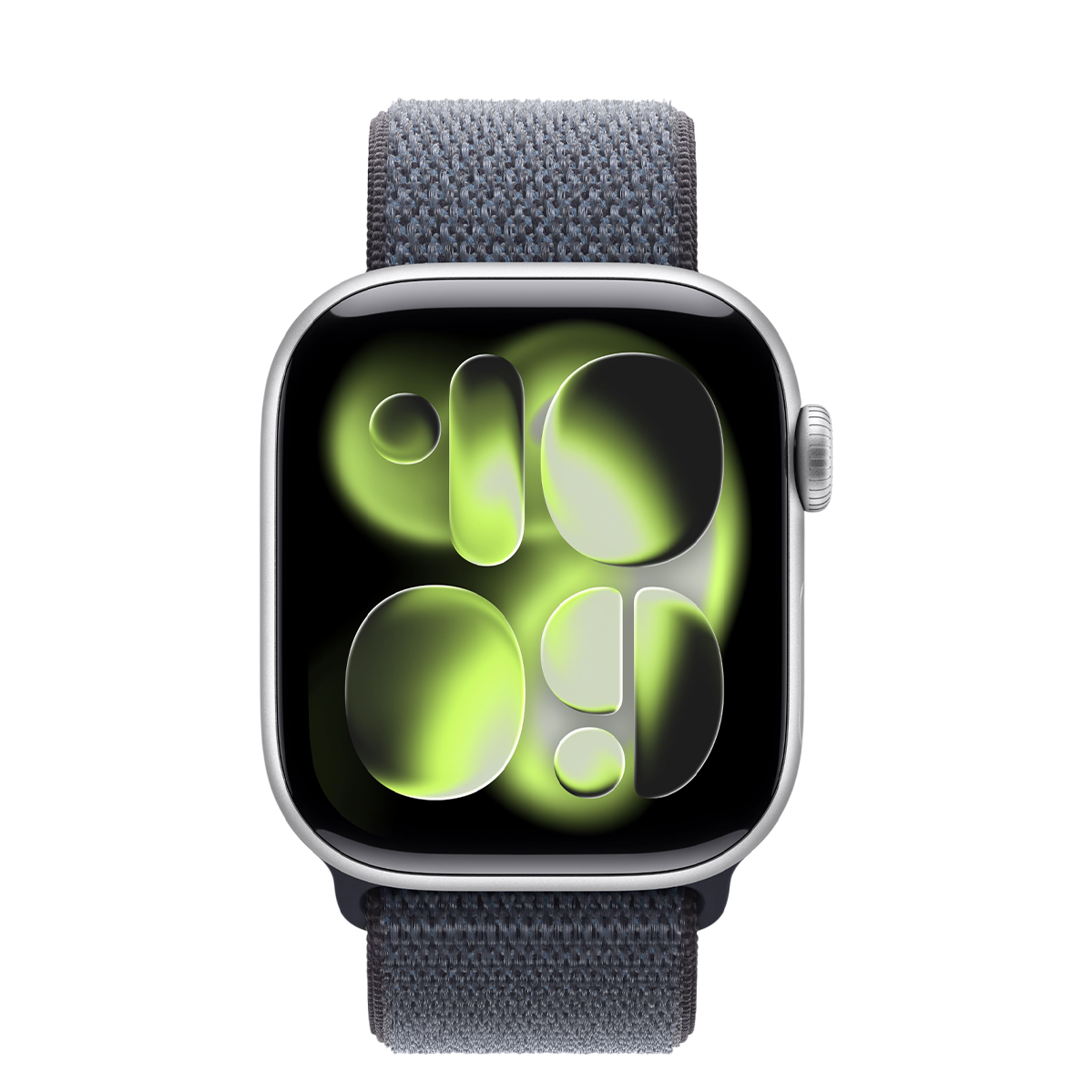 Apple Watch Series 11 GPS 42mm Silver Aluminum Case with Anchor Blue Sport Loop (MEW34+MFFC4)