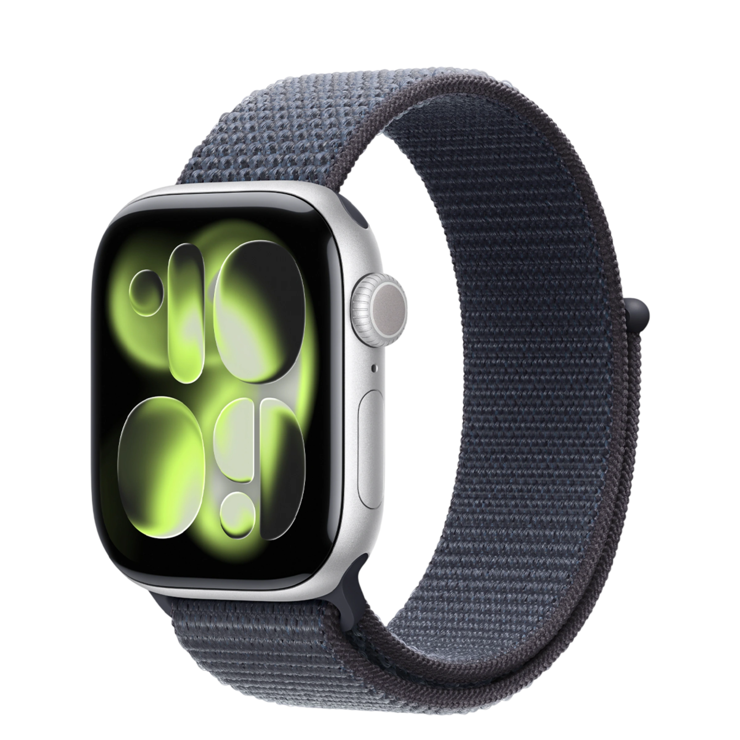 Apple Watch Series 11 GPS 42mm Silver Aluminum Case with Anchor Blue Sport Loop (MEW34+MFFC4)