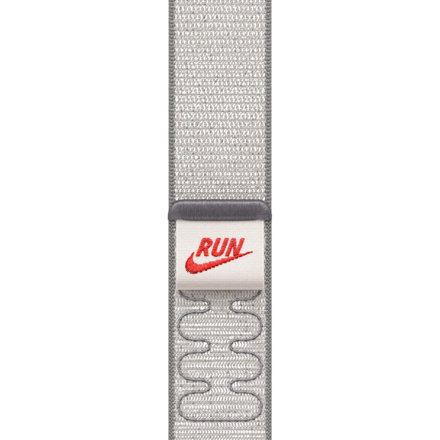 Apple Watch Series 11 GPS 46mm Silver Aluminum Case with Veiled Grey Nike Sport Loop (MEWC4+MGD44)