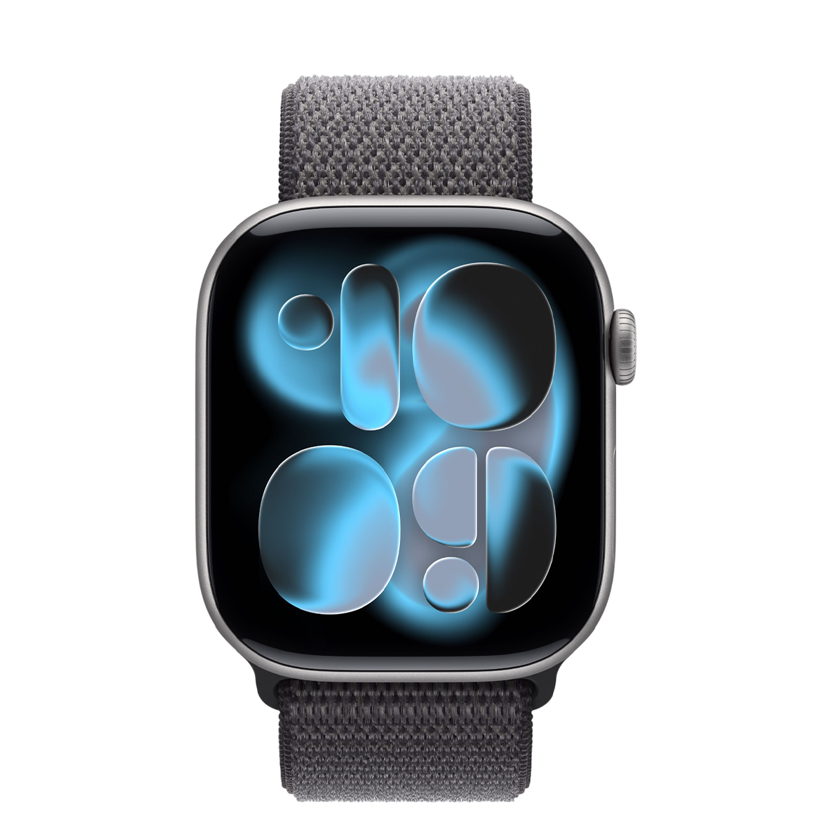Apple Watch Series 11 GPS 46mm Space Gray Aluminum Case with Dark Gray Sport Loop XL (MEW94+MFFN4)