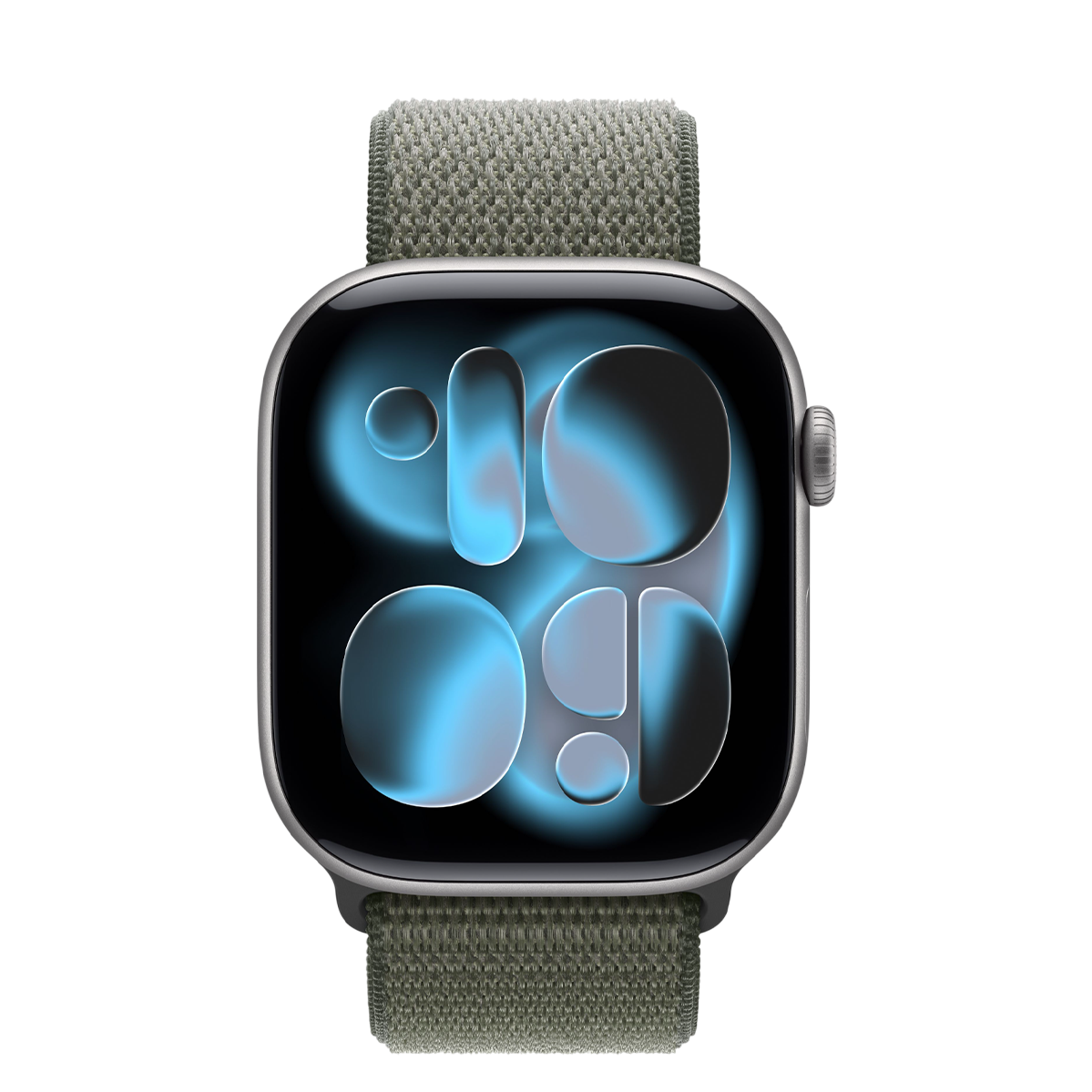 Apple Watch Series 11 GPS 46mm Space Gray Aluminum Case with Forest Sport Loop (MEW94+MFFJ4)