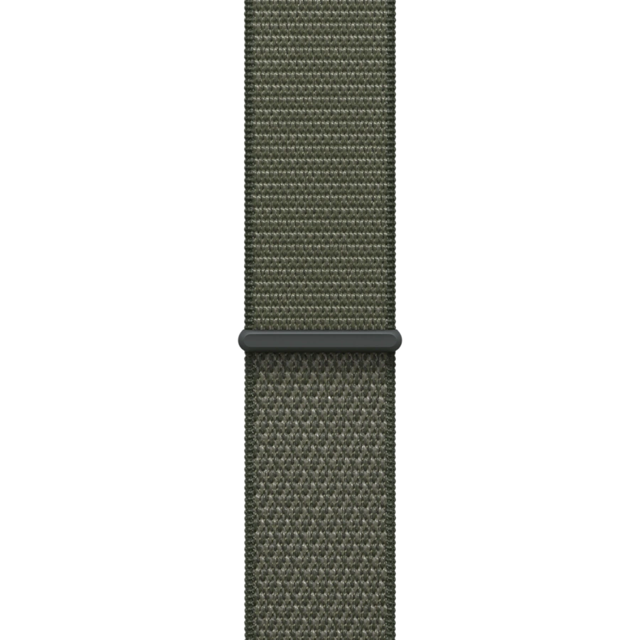 Apple Watch Series 11 GPS 46mm Space Gray Aluminum Case with Forest Sport Loop (MEW94+MFFJ4)