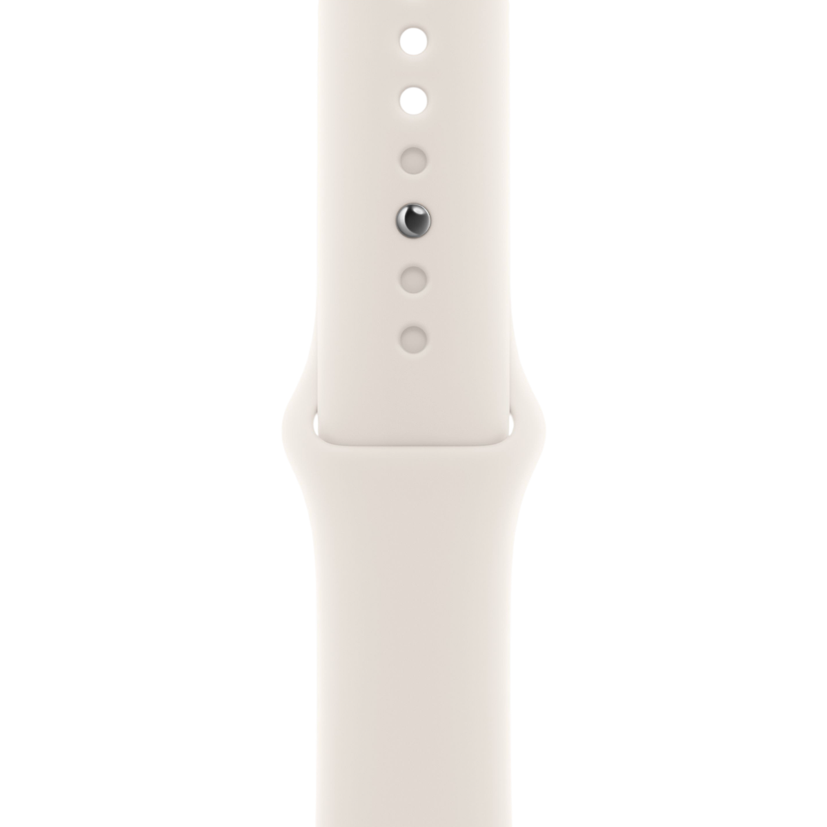 Apple Watch Series 11 GPS + Cellular 42mm Space Gray Aluminum Case with Starlight Sport Band - M/L (MF9C4+MXLM3)