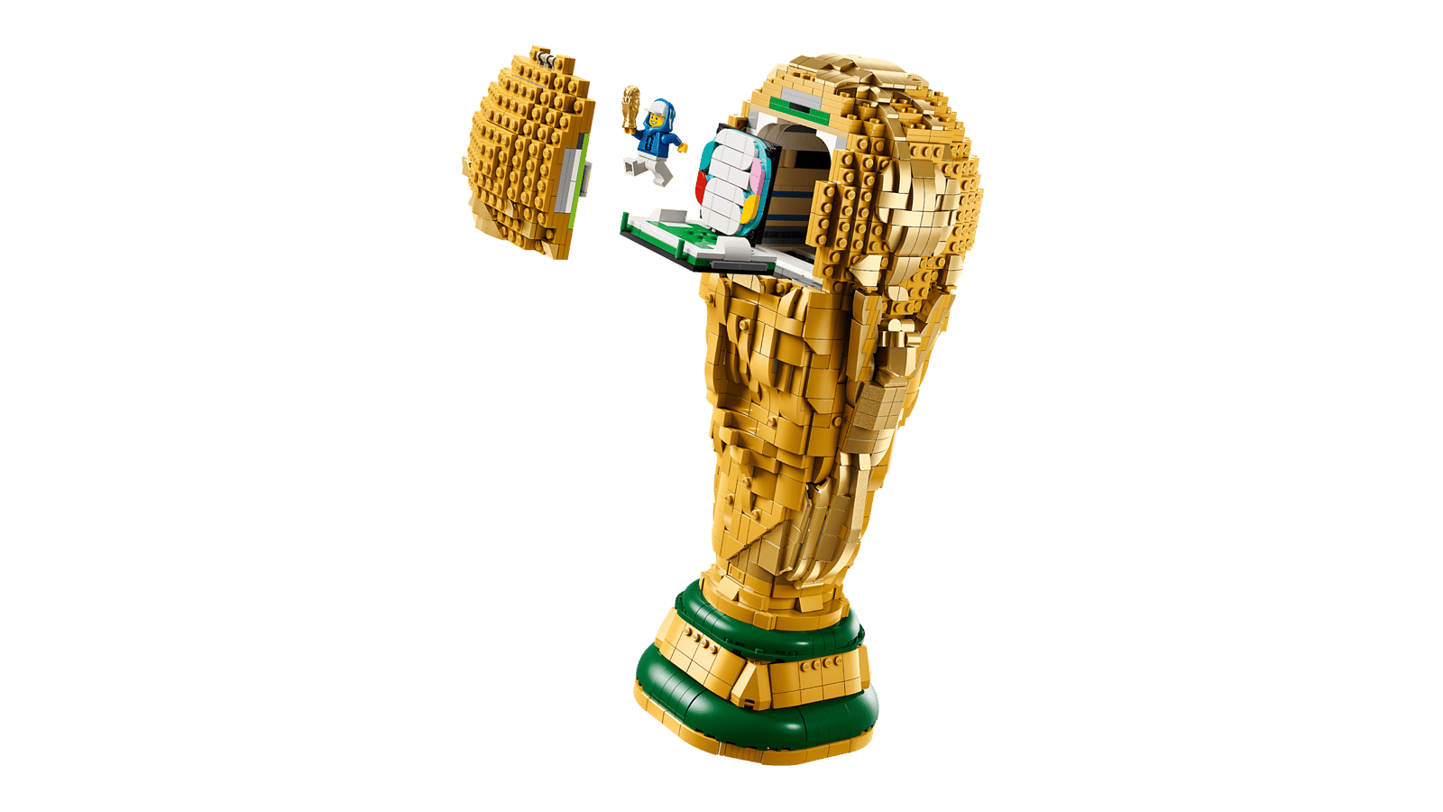 Блоковый конструктор LEGO Editions Football Официальный трофей чемпионата мира по футболу FIFA (43020)