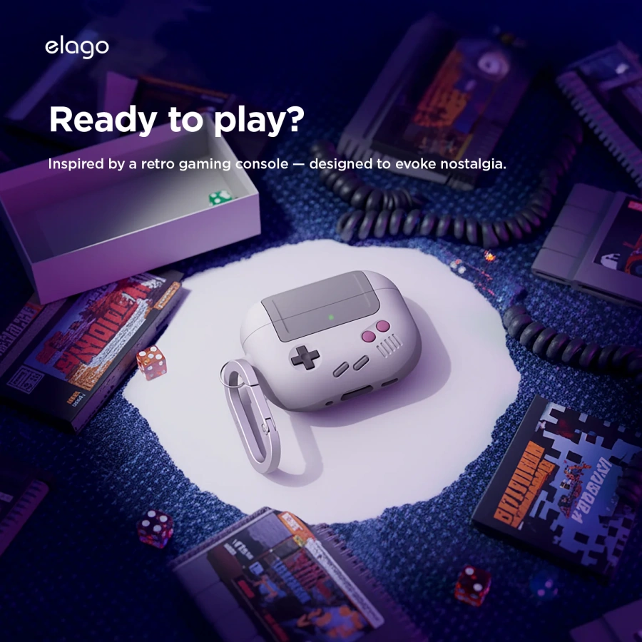 Чехол Elago AW5 Hang Case for Airpods Pro 3rd Gen - Grey (EAPP3AW5-HANG-LGY)