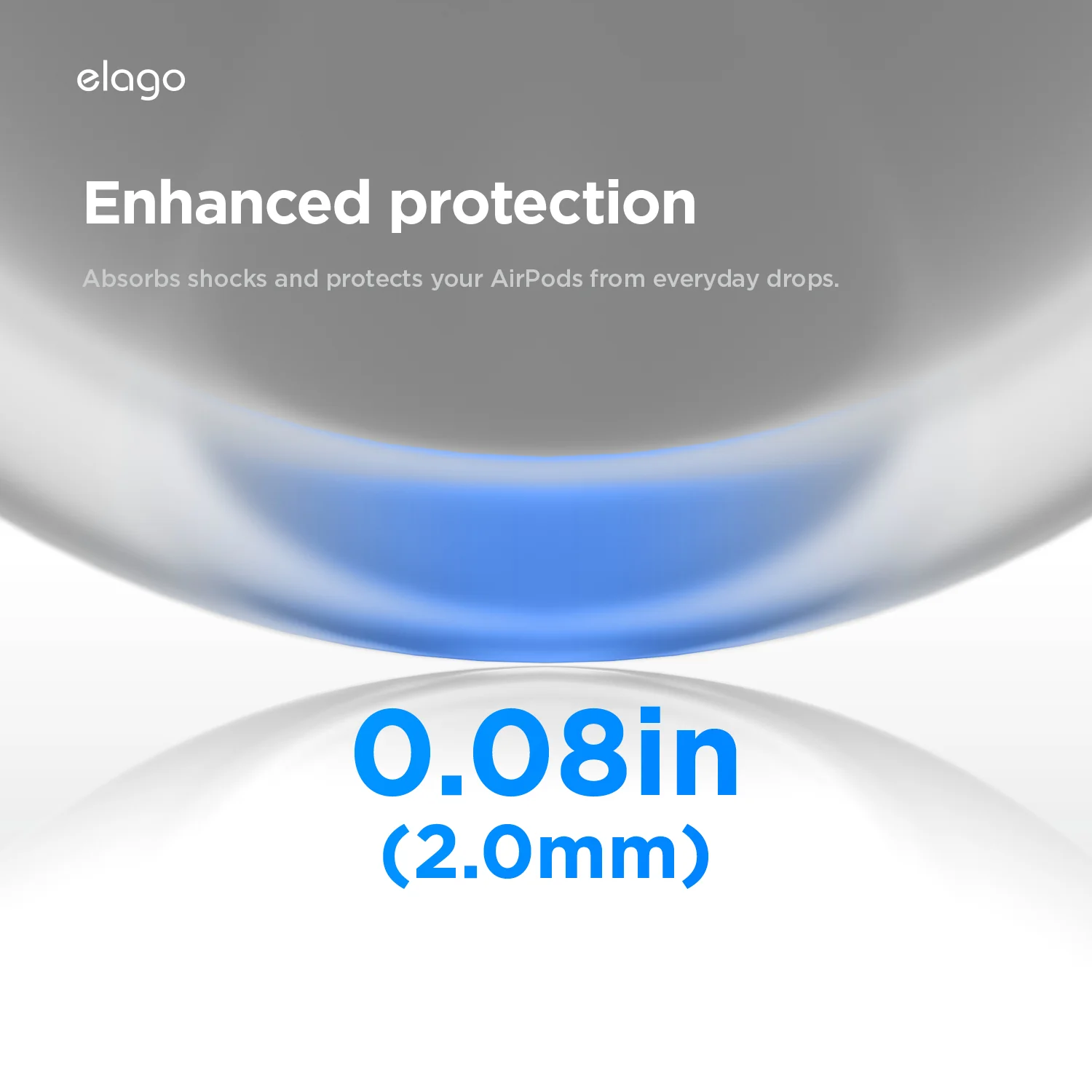 Чехол Elago AW5 Hang Case for Airpods Pro 3rd Gen - Grey (EAPP3AW5-HANG-LGY)